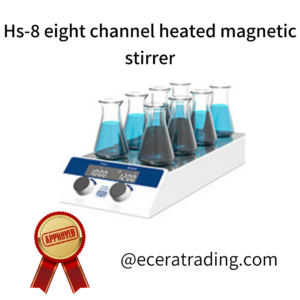 HS-8 Eight Channel Heated Magnetic Stirrer